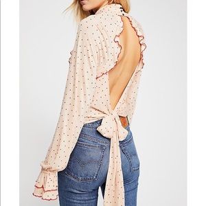 Free people sweet romance top